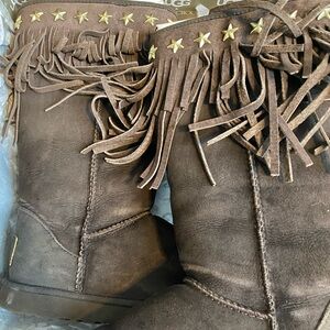 UGG & Jimmy Choo Suede Boots